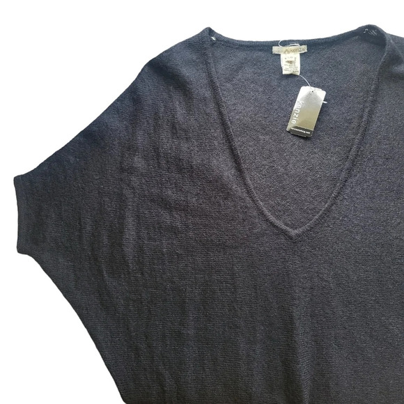 Kenzie Mohair Wool Batwing Sweater Top Womens Large Dark Academia Fall - Picture 10 of 10